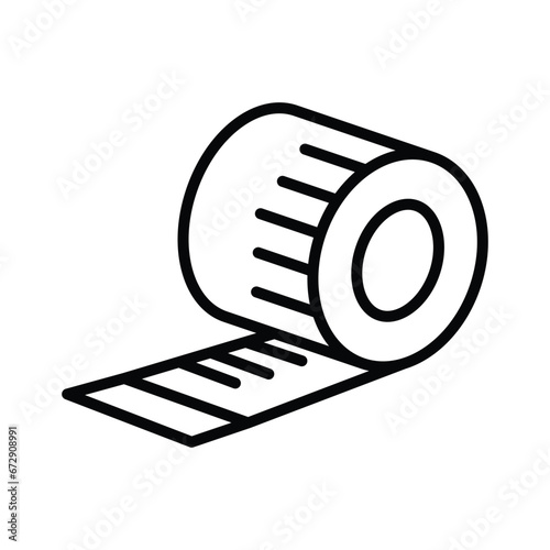 Measuring tape icon design, illustration design