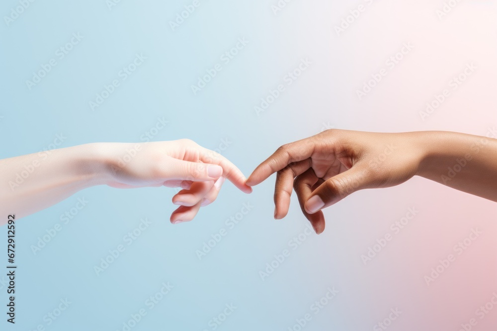 Hands aesthetic on bright background Hands aesthetic on bright background
