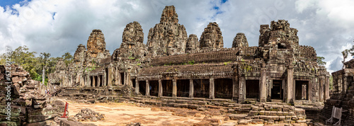 Bayon Temple just outside Siem Reap, Cambodia photo
