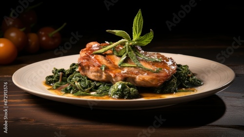 Veal Saltimbocca Special Food Dish