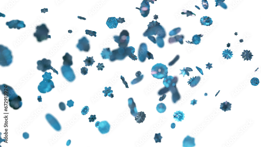 Falling down real snowflakes Falling down real snowflakes