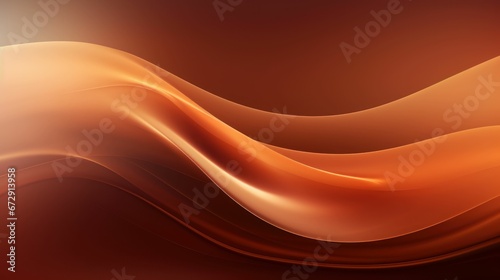Simple mystic bronze color wavy abstract background 