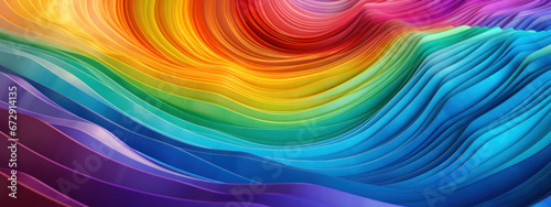 Rainbow wave texture  microscopic color blend.