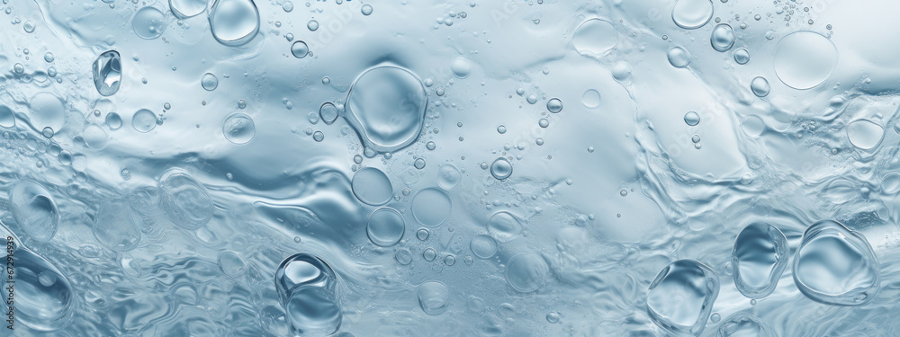 Ethereal water droplets, suspended mid-air. Ethereal water droplets, suspended mid-air.