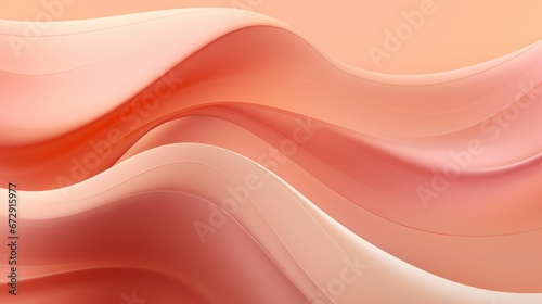 Simple Peach blossom color wavy abstract background