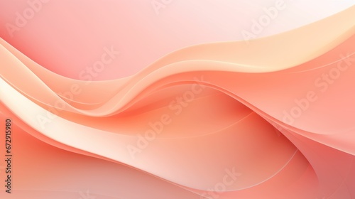 Simple Peach blossom color wavy abstract background