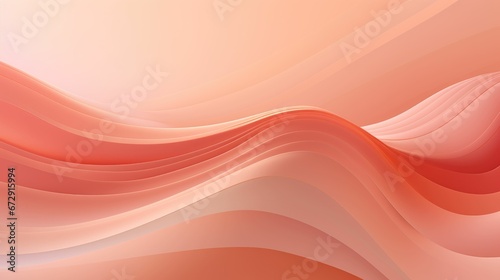 Simple Peach blossom color wavy abstract background