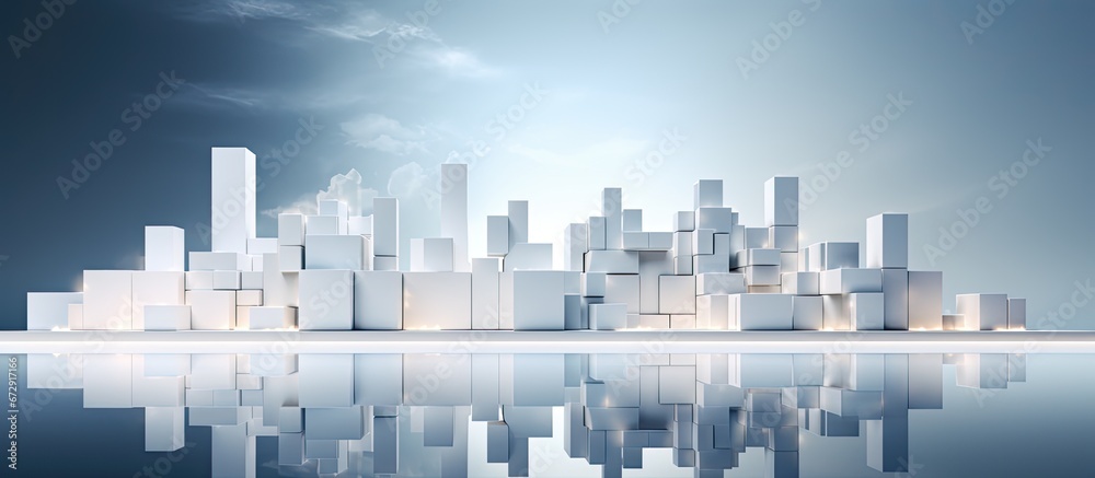 Creating a three dimensional representation of an architectural concept using abstract visuals Creating a three dimensional representation of an architectural concept using abstract visuals