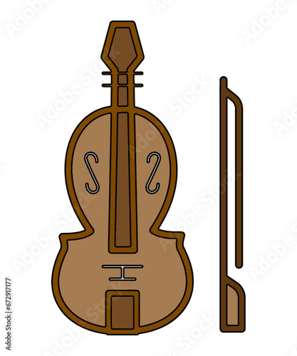 Violin vector illustration