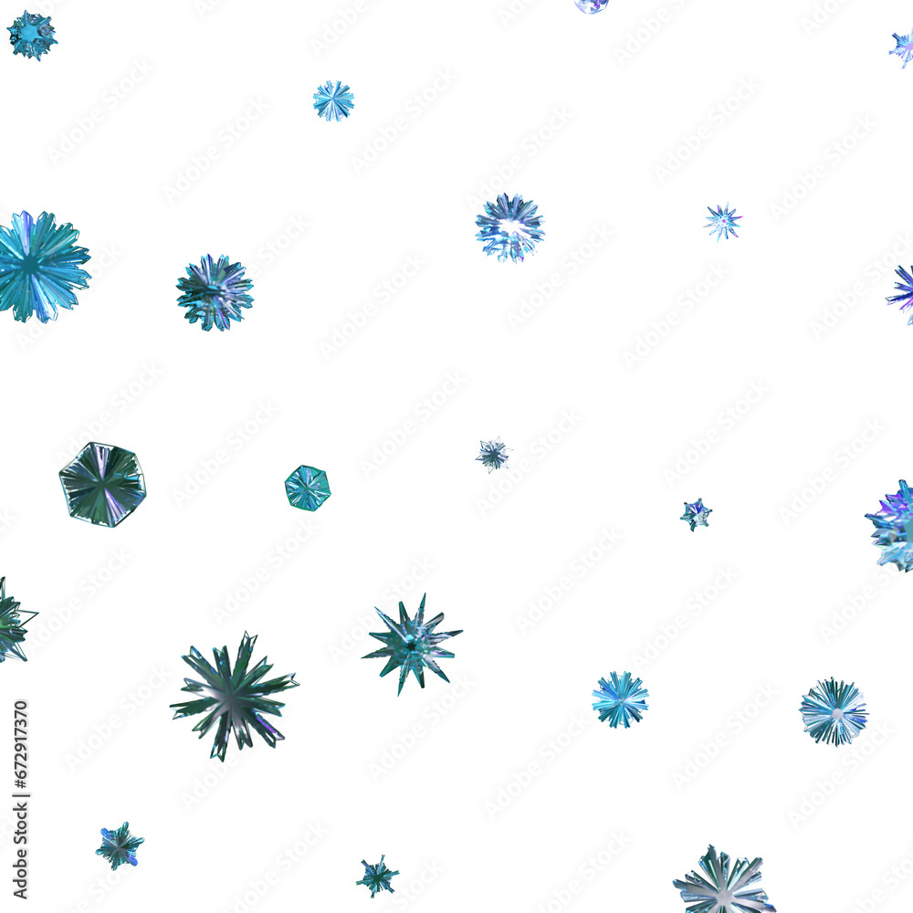 Christmas realistic Snowflake Seamless Pattern Christmas realistic Snowflake Seamless Pattern