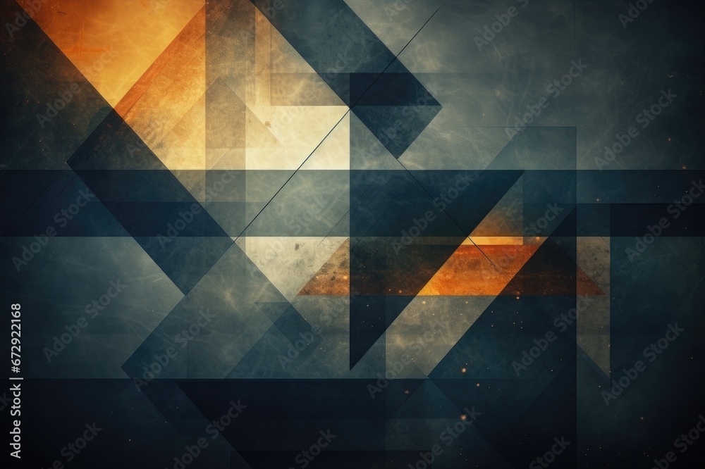 Abstract grunge background with triangles and space for text Abstract grunge background with triangles and space for text