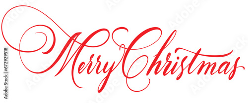merry christmas lettering. Vector eps photo