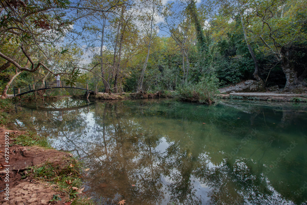 The Kurşunlu Waterfall (Turkish: Kurşunlu Şelalesi) is located 19 km from Antalya, Turkey. The Kurşunlu Waterfall (Turkish: Kurşunlu Şelalesi) is located 19 km from Antalya, Turkey.
