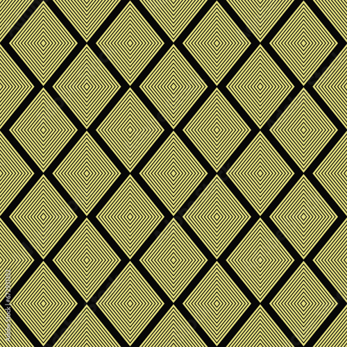 Retro art deco decorative seamless pattern vector image