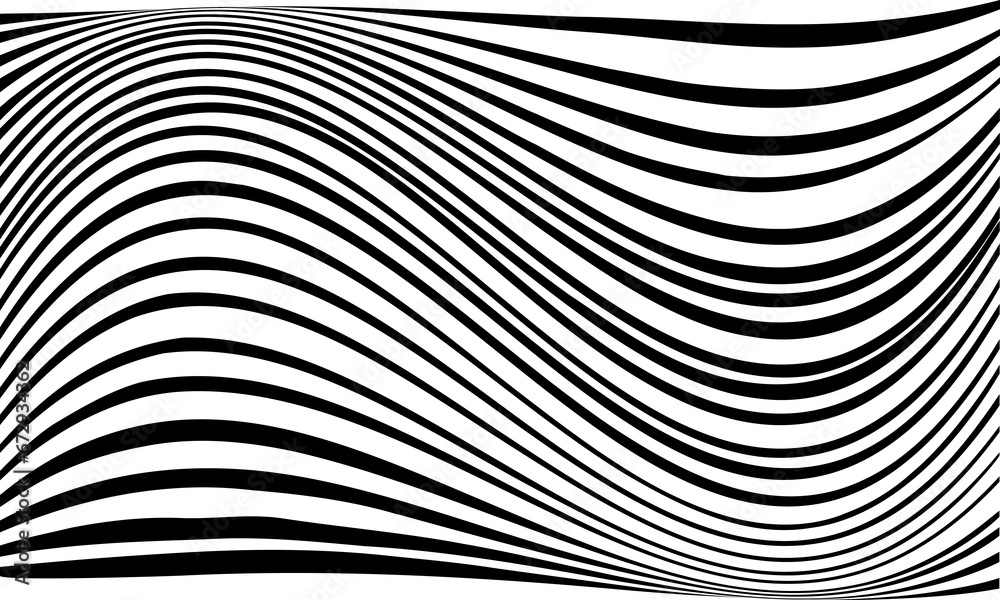 Abstract texture background. Wavy twisted lines of different thicknesses Abstract texture background. Wavy twisted lines of different thicknesses