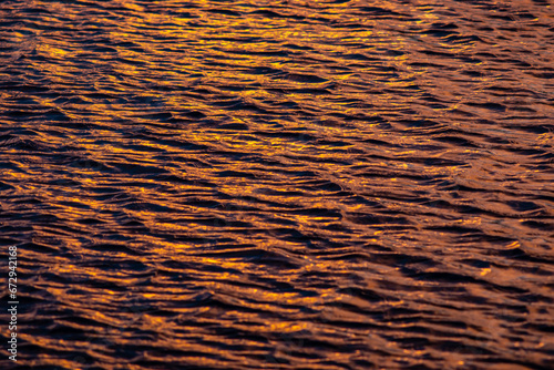 Obraz na płótnie abstract background of water in sunset w salonie