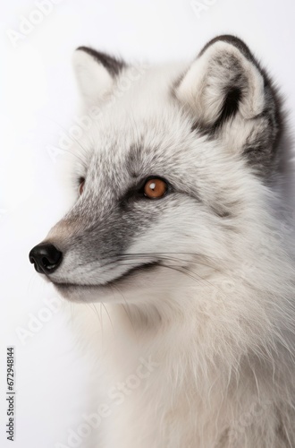 Portrait of an Arctic fox.