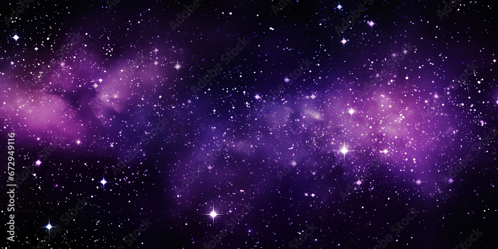 stars in the purple nightsky