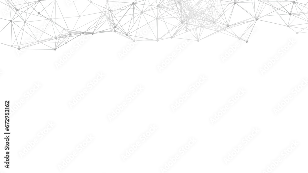 Obraz premium Abstract geometric background. Plexus mesh backdrop illustration.