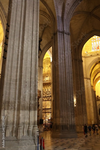 inside of the mosque–cathedral, córdoba, andalusia