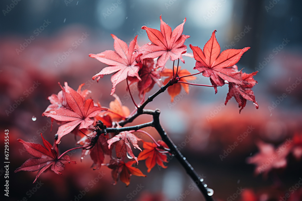 Colorful Autumn Season and Mountain Fuji is one of the best places in Japan Colorful Autumn Season and Mountain Fuji is one of the best places in Japan