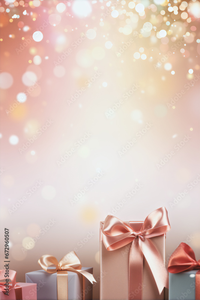 Celebration Birthday Background with Parcels Wallpaper Gift Invitation Card Pastel Colors Celebration Birthday Background with Parcels Wallpaper Gift Invitation Card Pastel Colors