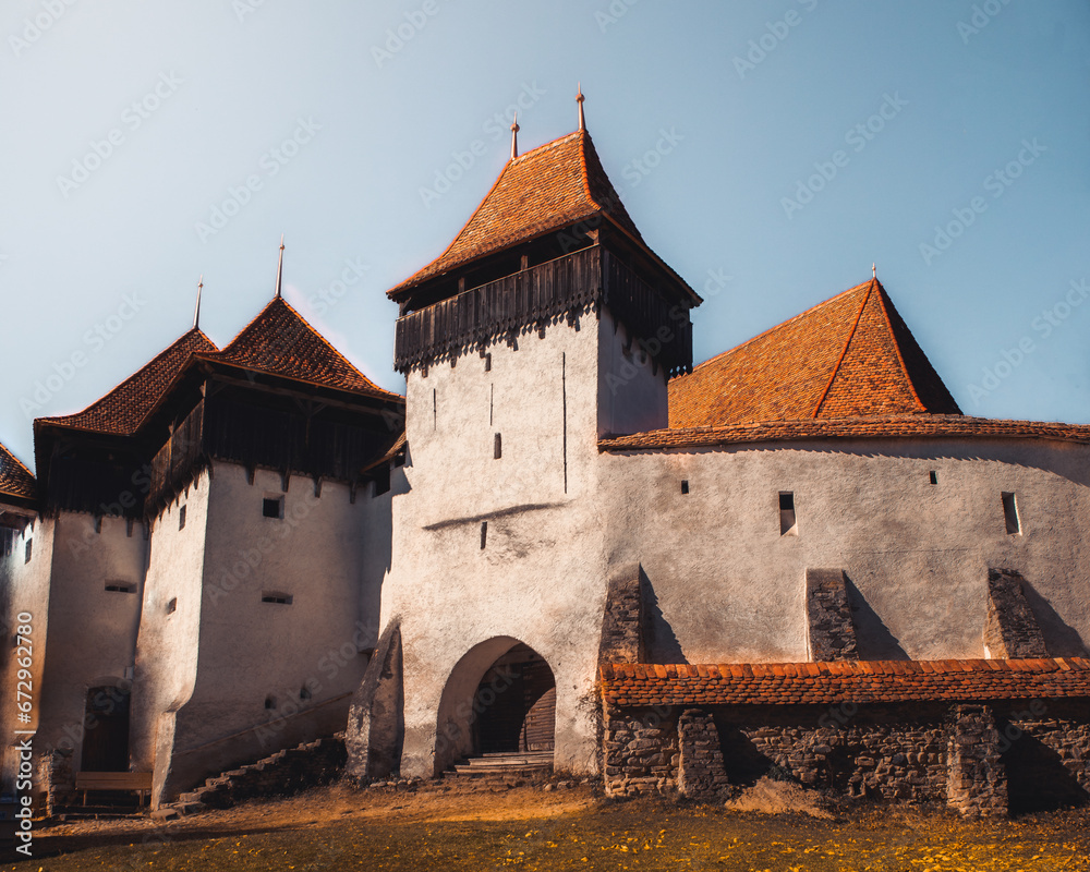 fortified church in Transylvania, viscri