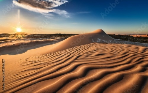 desert landscape generate IA