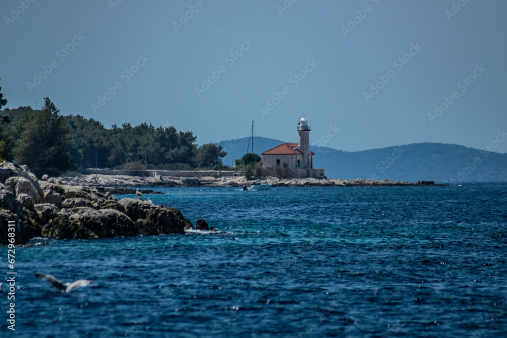 Croatian coast near the town