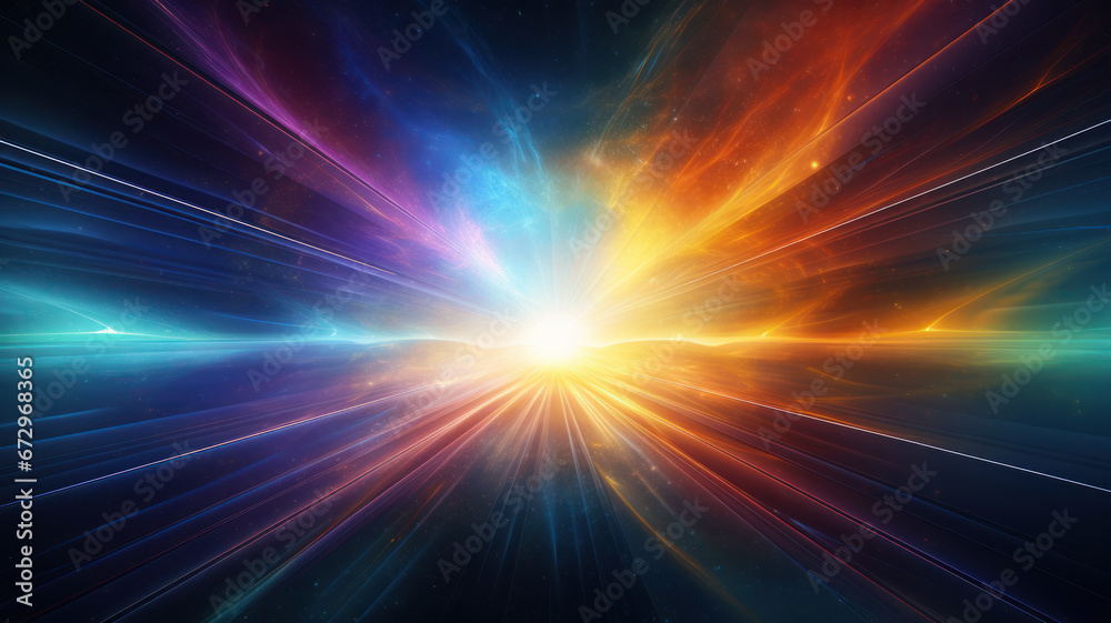 Abstract Light Tunnel Infinity Abstract Light Tunnel Infinity
