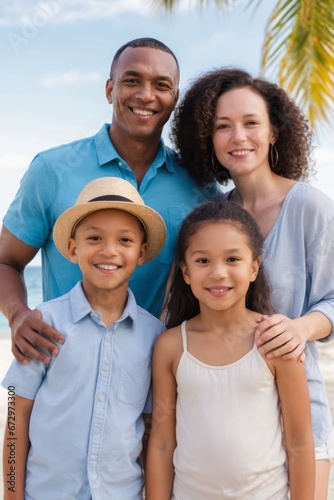 Family Portrait on vacation 