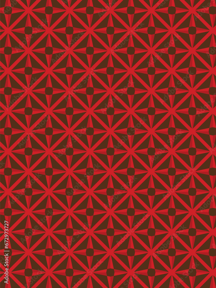 red motif seamless pattern