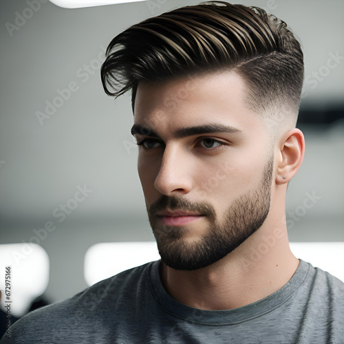 Man's haircut