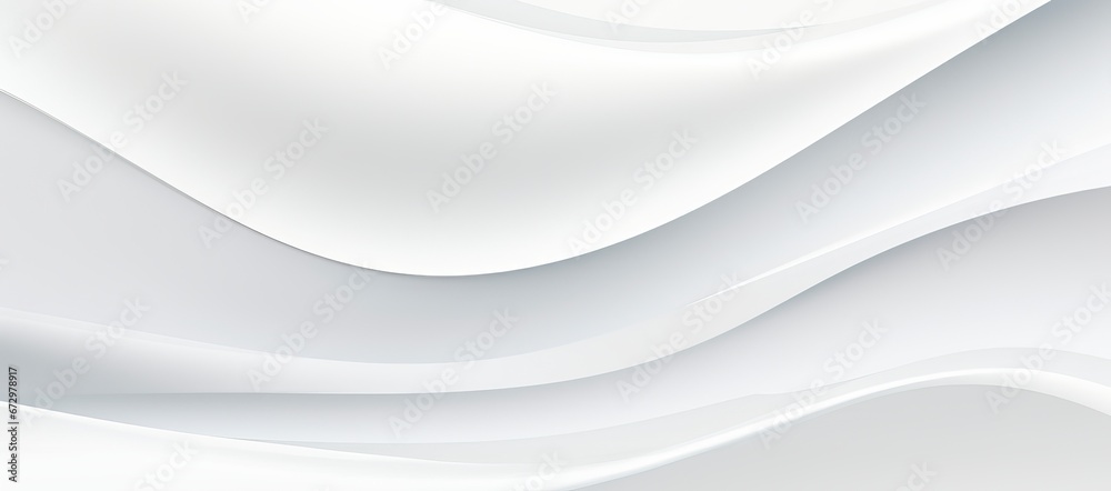 Obraz premium white digital abstract background with waves, dynamic wavy lines background, banner wallpaper