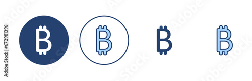 Bitcoin icon vector. bitcoin sign and symbol. payment symbol. cryptocurrency logo