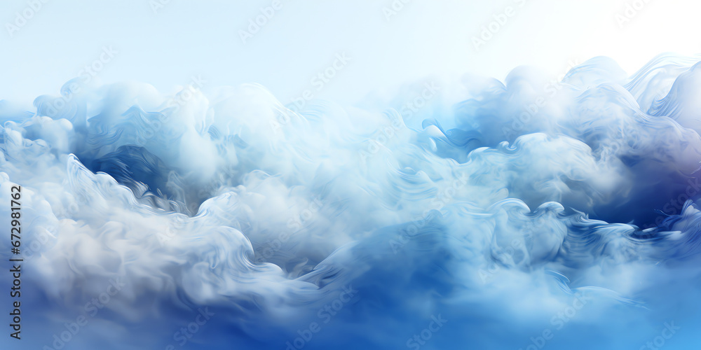 blue mist fog clouds blue mist fog clouds