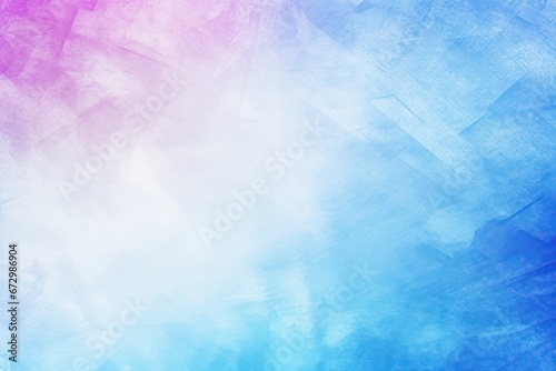 2 colors abstract watercolor background for design. Color gradient, purple, blue iridescent, bright, fun. Rough, grain, noise, grungy