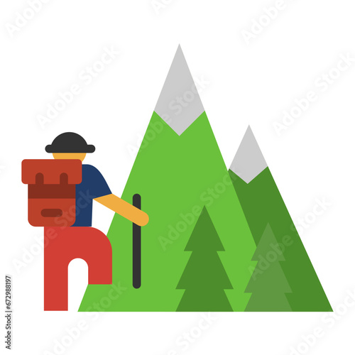 Hiking Icon