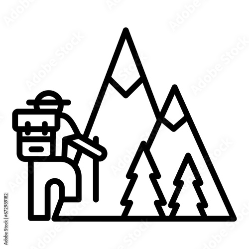 Hiking Icon