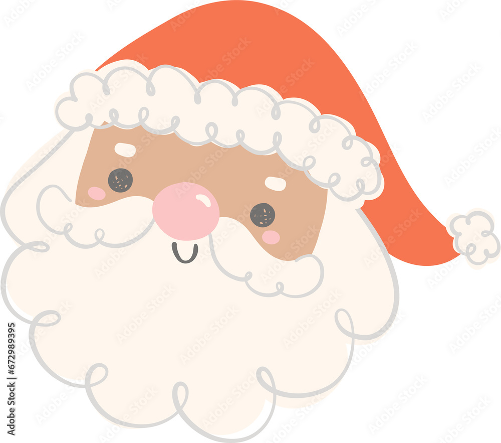 Black Santa Claus Face Black Santa Claus Face