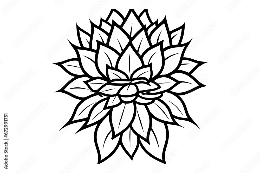 Vector black lotus icons set on white background. Lotus plant. Lotus flower Vector black lotus icons set on white background. Lotus plant. Lotus flower