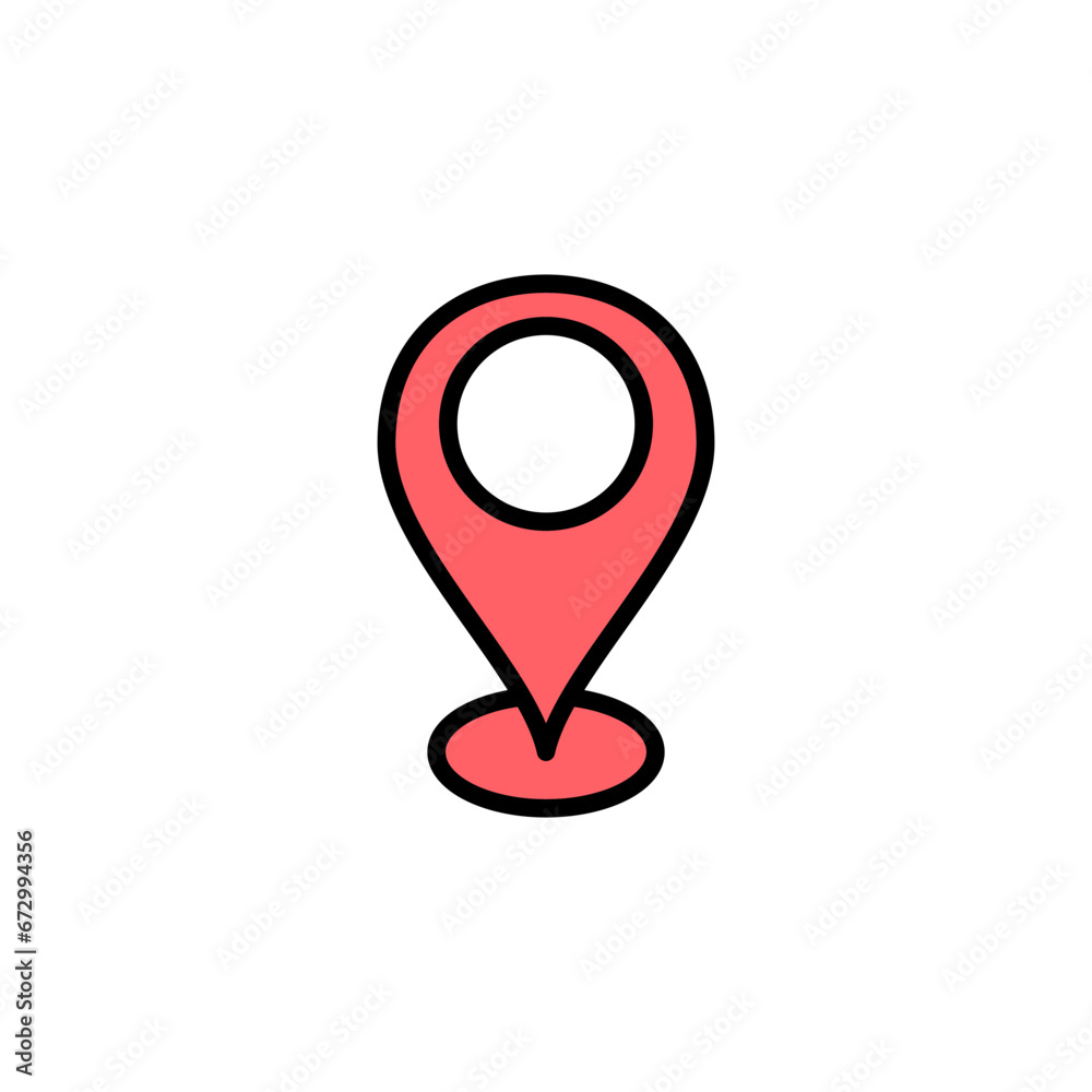 Address icon set illustration. home location sign and symbol. pinpoint Address icon set illustration. home location sign and symbol. pinpoint