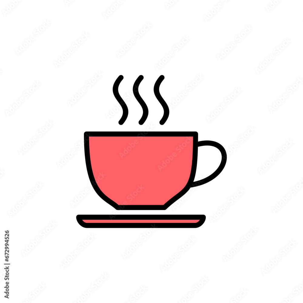 coffee cup icon set illustration. cup a coffee sign and symbol coffee cup icon set illustration. cup a coffee sign and symbol