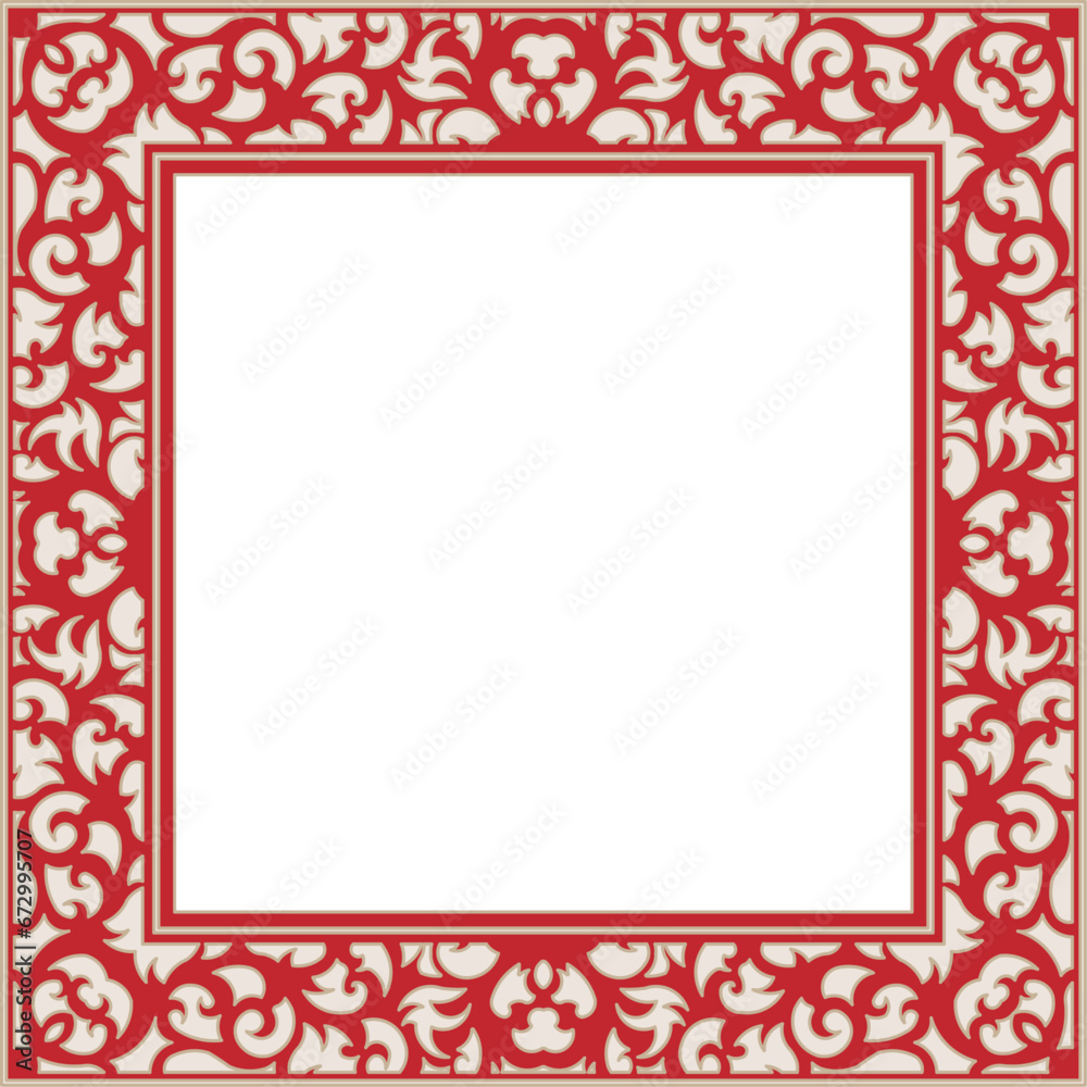 Luxury festive Chinese oriental traditional culture premium classical decoration red gold line art design vector illustration. Covers, greeting cards, logos, packaging, posters, backgrounds -Greeting 