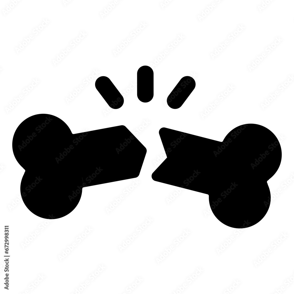 Fototapeta premium broken bone