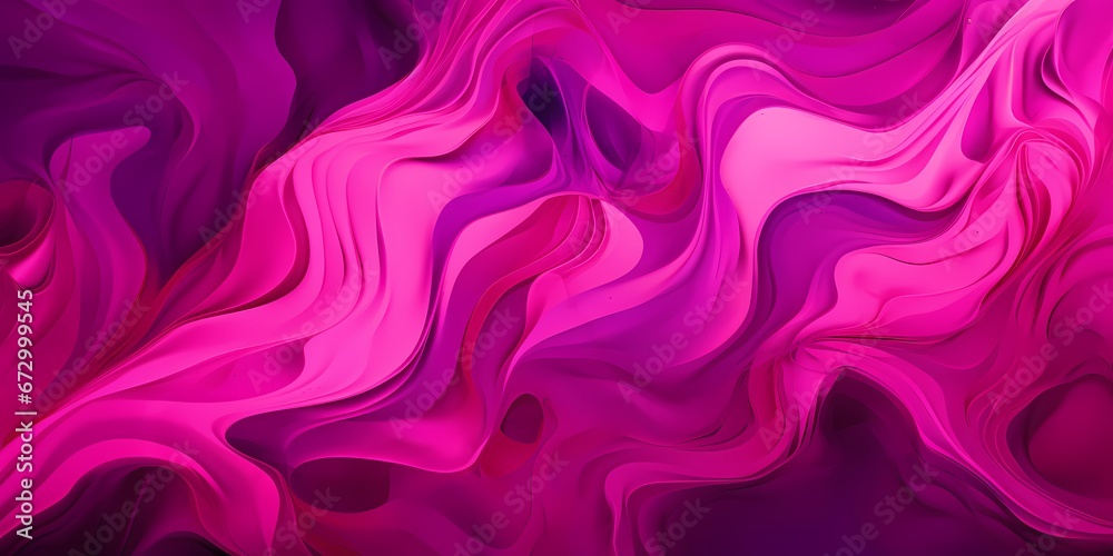 Magenta fluid smoke abstract web background - generative ai