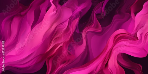 Magenta fluid smoke abstract web background - generative ai