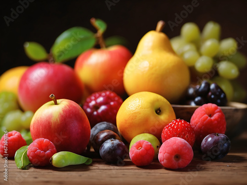 Healthy fruits 