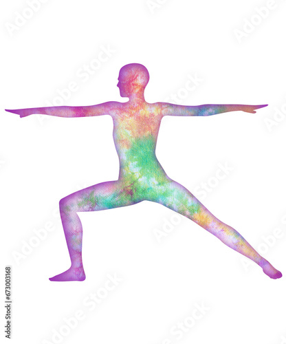 watercolor yoga poses. This image is part of a set of 50 yoga poses perfect for creating beautiful designs  for your website  social networks  products  etc. 