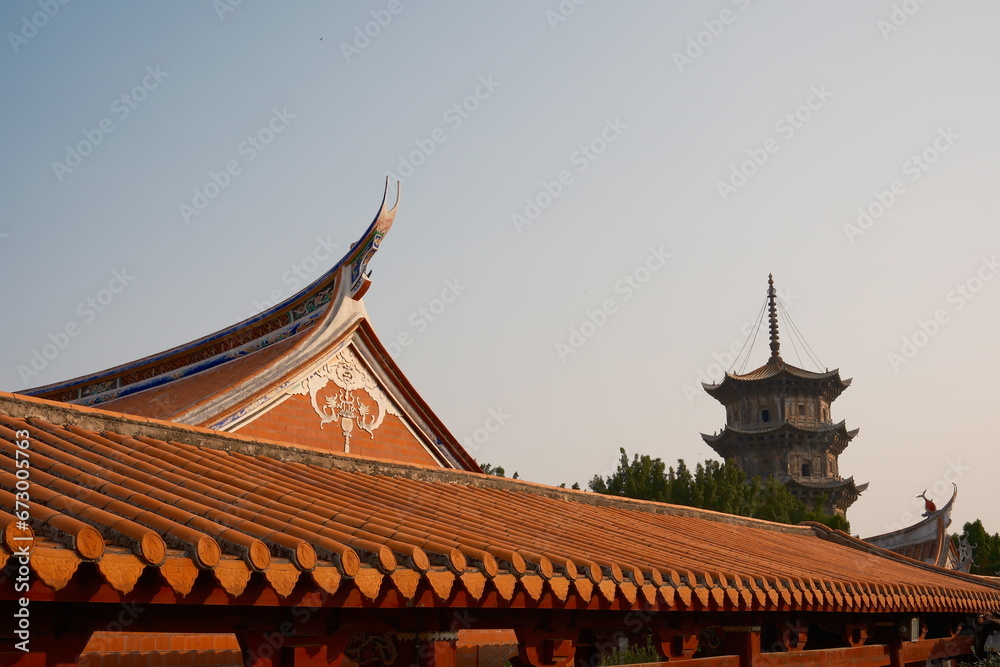 Ancient buildings in Quanzhou City. Ancient buildings in Quanzhou City.